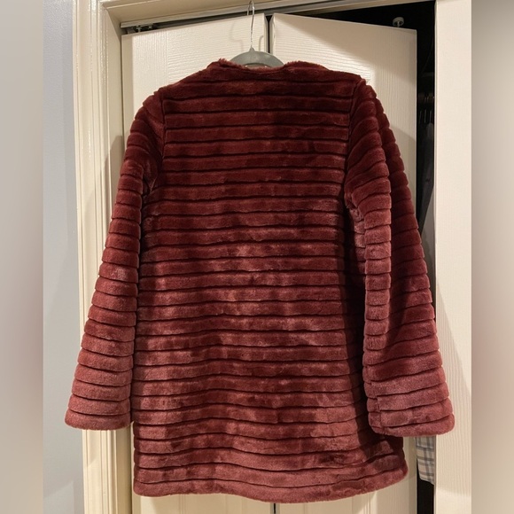 EUC Sam Edelman mid length faux fur coat, XS - Picture 3 of 7